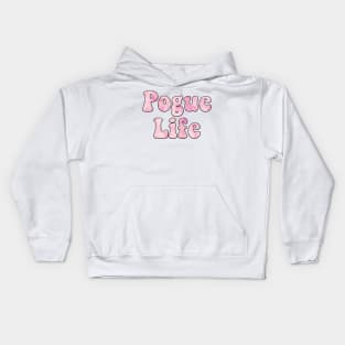 Tie Dye Pink Pogue Life Kids Hoodie